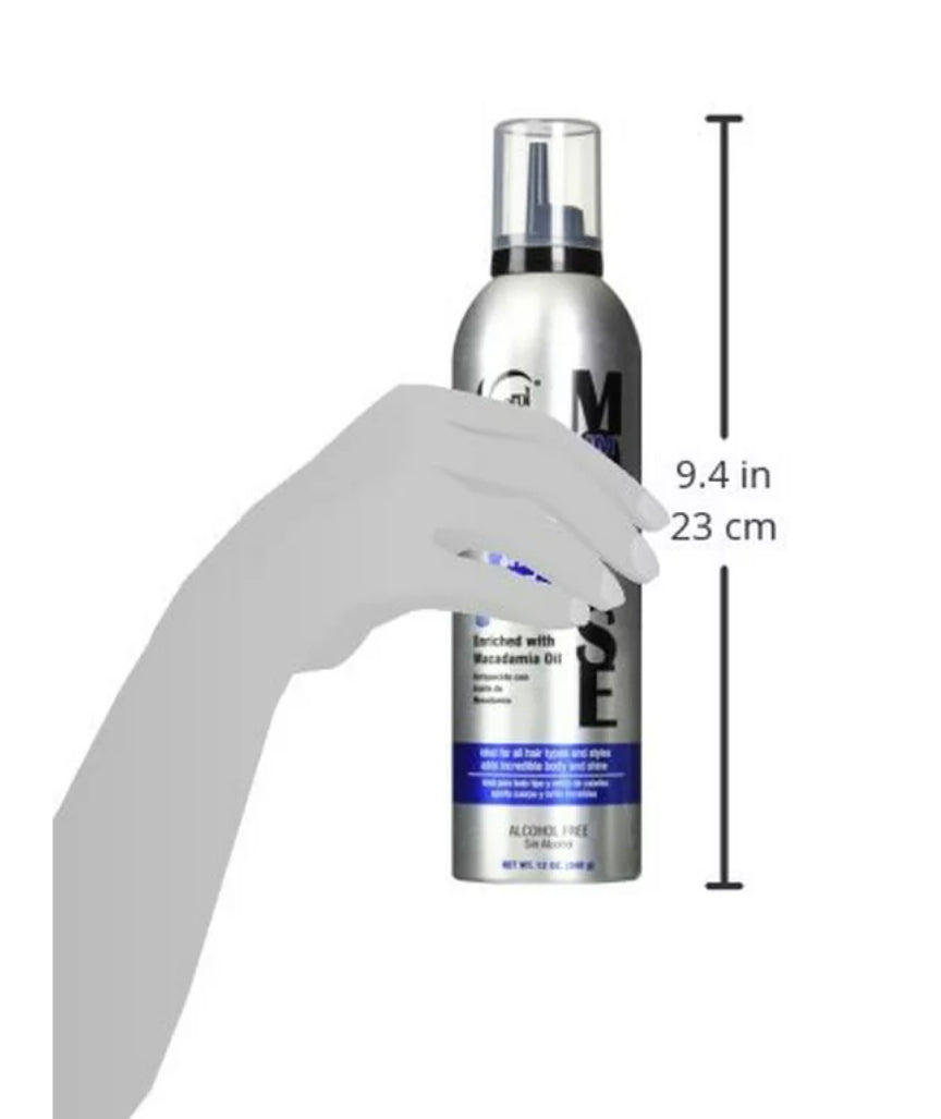 Vigorol Maximum Shine & Wave Mousse 12 oz