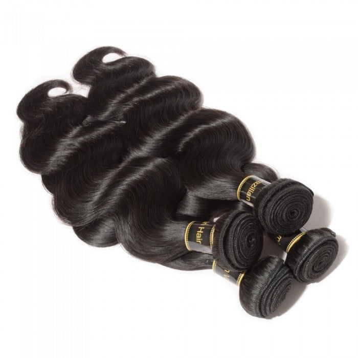 Virgin Brazilian Body Wave (Natural Black) 10"-30"