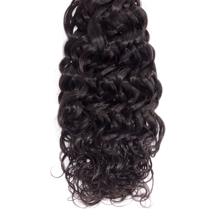 10-30 Inch Water wavy Virgin Brazilian Hair Natural Black