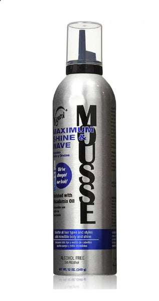 Vigorol Maximum Shine & Wave Mousse 12 oz