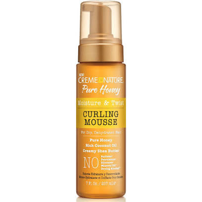 Creme of Nature Pure Honey Moisture & Twist Curling Mousse 7 oz. Unisex