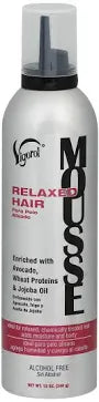 Vigorol Relaxed Hair Mousse, 12 Ounce