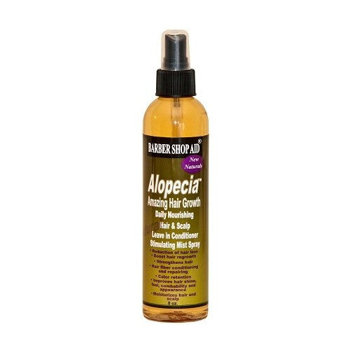 Barber Shop Aid Alopecia oil Leave in Conditioner Spray 8 oz