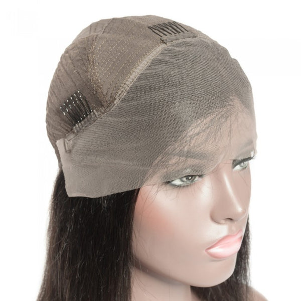 10 Inch Brazilian Virgin Hair 13 X 4 lace frontal 150% Density