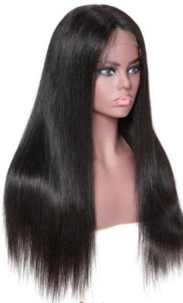 16-28 Inch Pre-Plucked 13"x6" Lace Front Wig Human Hair Free Part 150% Density