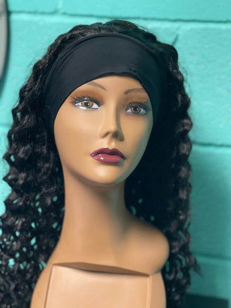 MELANIN DOLL VIRGIN HEADBAND WIG 20 inch