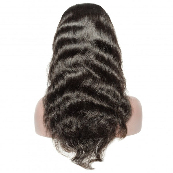 16-28 in Undetectable Transparent virgin 13x4 Frontal Lace Wig 150% 10-22 Inch Body Wavy