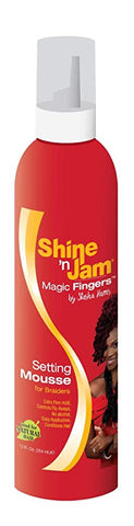 Shine n Jam Magic Fingers Setting Mousse for Braiders