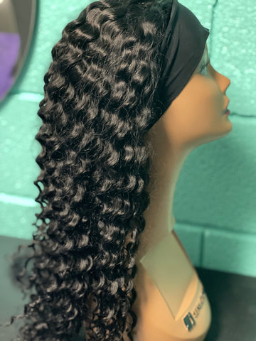 MELANIN DOLL VIRGIN HEADBAND WIG 20 inch