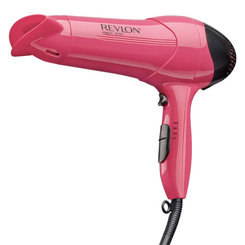 Revlon Essentials Lightweight Ionic Hair Dryer, Pink with Concentrator