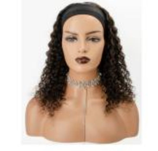 Deep Curly Headband Wig
