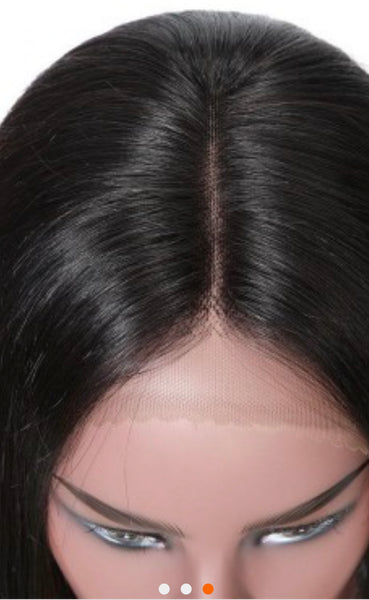 16-28 Inch Pre-Plucked 13"x6" Lace Front Wig Human Hair Free Part 150% Density