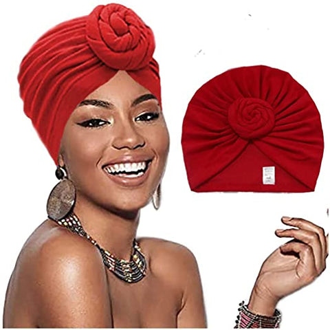 Turbans Knot Pre-Tied Bonnet Beanie Cap