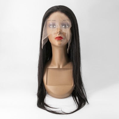 20-26 Inch Transparent 13"x4" Lace frontal Wig 150% Straight