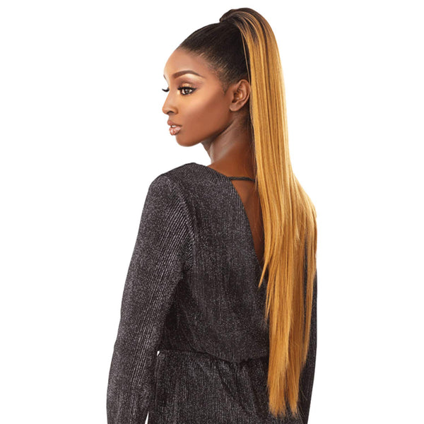 Sensationnel Synthetic Hair Drawstring Ponytail Sleek Straight 24"