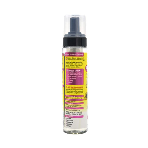 Jamaican Mango & Lime Foams Braid Your Way, Micellar Water Refresh Dry Wash 8 oz