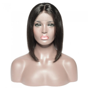 10 Inch Brazilian Virgin Hair 13 X 4 lace frontal 150% Density