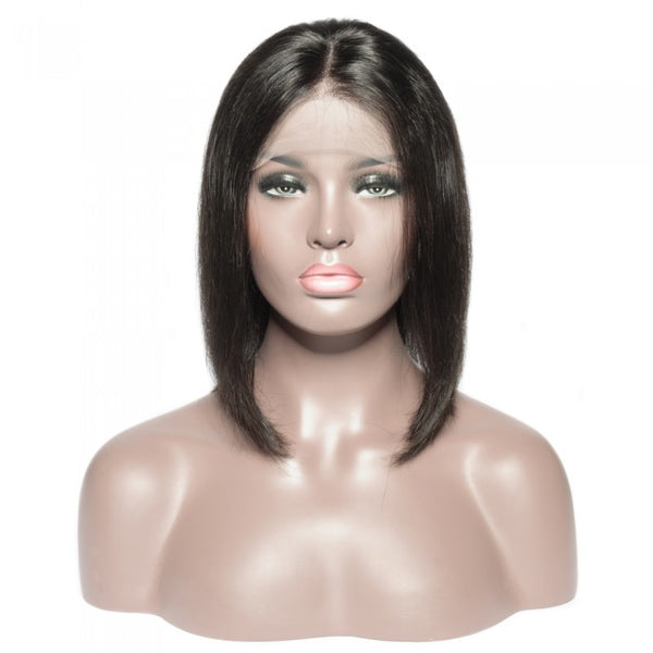 10 Inch Brazilian Virgin Hair 13 X 4 lace frontal 150% Density