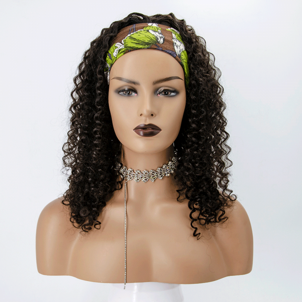 Grab-N-Go Headband Wigs 100% Water Wave  Virgin