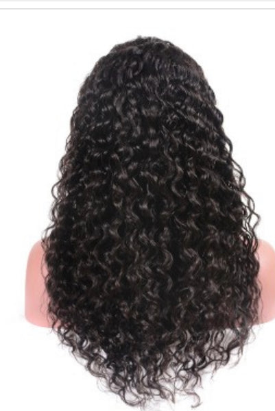 16-32 13 X 4 180% Density lace frontal Virgin Water Wave Deep Wave Deep Curly