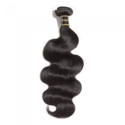 Virgin Brazilian Body Wave (Natural Black) 10"-30"
