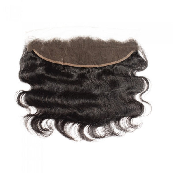 10-20 Inch 13" x 4"  Free Parted Frontal #1B Natural Black