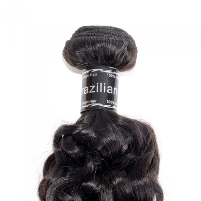 10-30 Inch Water wavy Virgin Brazilian Hair Natural Black