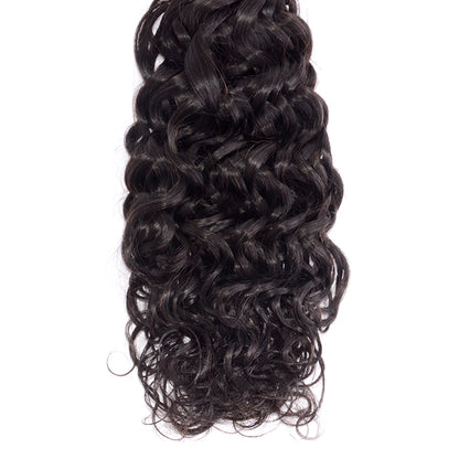 10-30 Inch Water wavy Virgin Brazilian Hair Natural Black