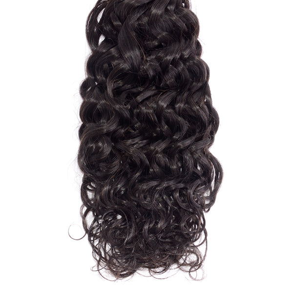 10-30 Inch Water wavy Virgin Brazilian Hair Natural Black