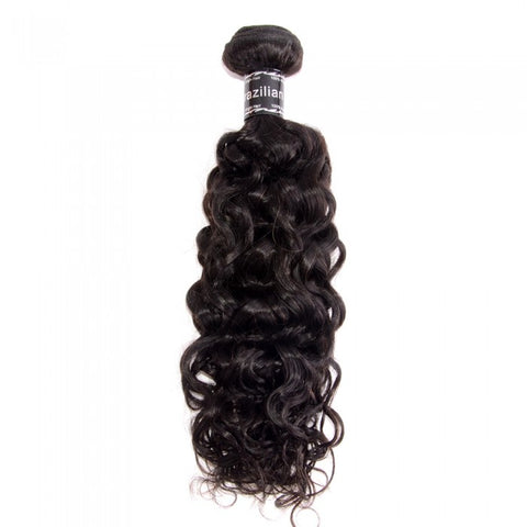 10-30 Inch Water wavy Virgin Brazilian Hair Natural Black