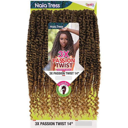JANET Nala Tress 3X Passion Twist 14"