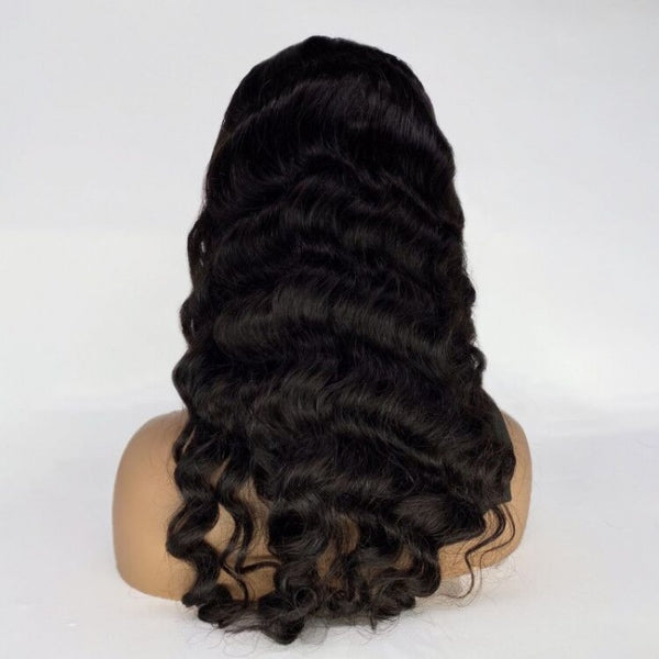 18-24 Inch Pre-Plucked 13"x4" Lace Front Loose Deep Wig Human Hair Free Part 150% Density