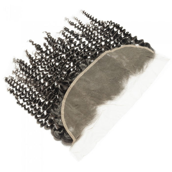 10-20 Inch 13" x 4"  Free Parted Frontal #1B Natural Black
