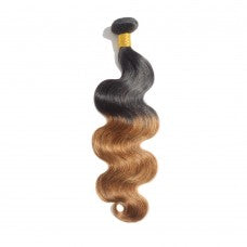 16-24 Inch Body Wavy/Straight Ombre Hair #1B/613