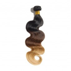 16-24 Inch Body Wavy/Straight Ombre Hair #1B/613
