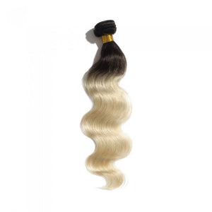 16-24 Inch Body Wavy/Straight Ombre Hair #1B/613