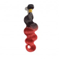 16-24 Inch Body Wavy/Straight Ombre Hair #1B/613